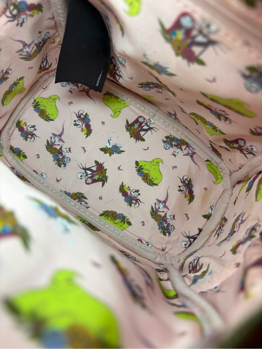 Loungefly The Nightmare Before Christmas Cream & Pink Mini Backpack - Picture 5 of 5